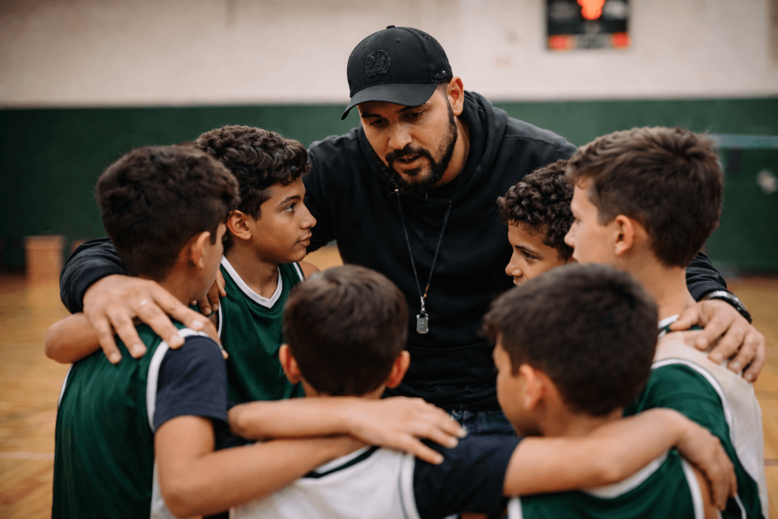 Sunnah Spot youth training in a gym